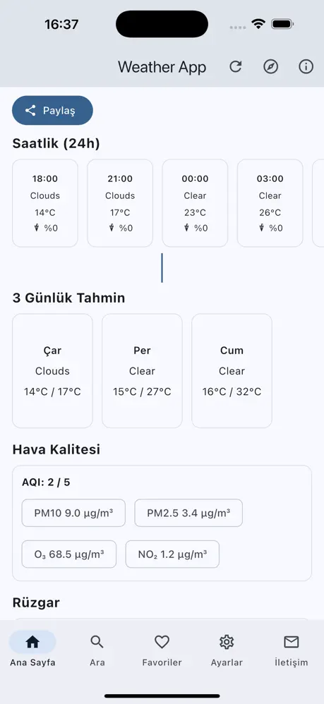 Weather Now uygulama görseli